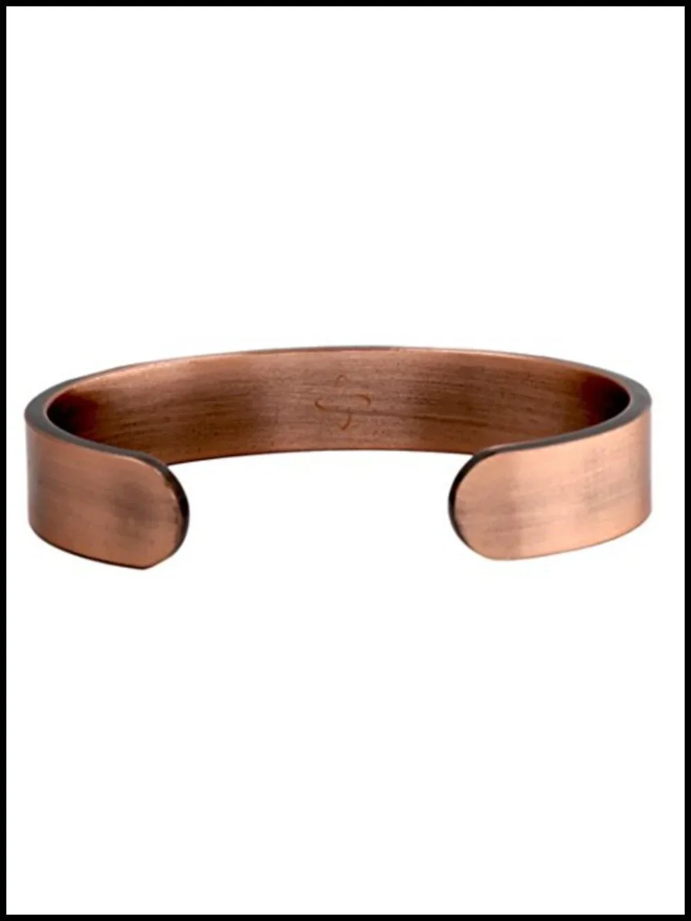 Pure Copper Magnetic Heavyweight Cuff Bracelet for Men with 8 Magnets 3500 Gauss